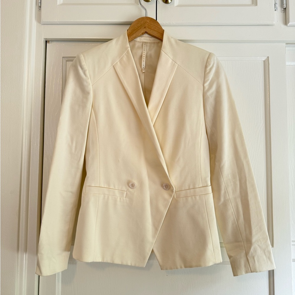 Truth and Pride Elegant Cream Women's Blazer